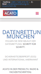 Mobile Screenshot of datenrettung-in-muenchen.de