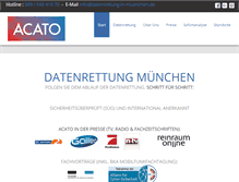 Tablet Screenshot of datenrettung-in-muenchen.de